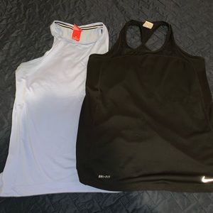 Two Nike tops